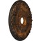 Ekena Millwork Milan Ceiling Medallion (Fits Canopies up to 4 5/8"), Hand-Painted Rust, 24 1/2"OD x 3 1/2"ID x 1"P CM24MIRUS - alternate 3